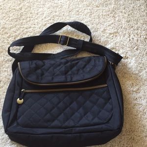 Travelon Purple Quilted Crossbody Bag with Adjustable Strap